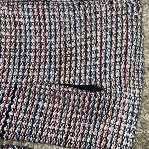 Vintage Sag Harbor Tweed Blazer Jacket Multi Career Academia Preppy Women's 8P - Picture 3 of 9